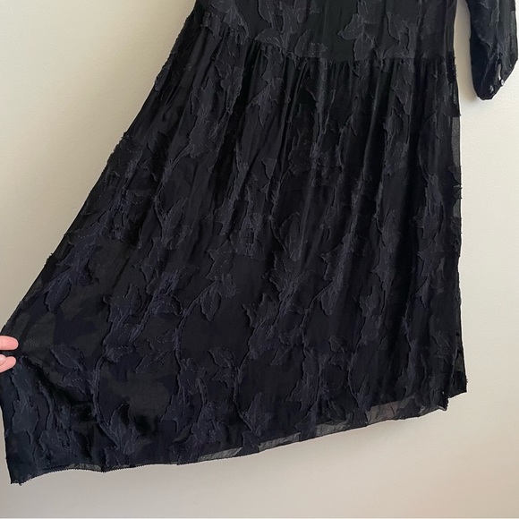 Aritzia Wilfred Dufour Ruffle Dress floral whimsigoth sheer unconventional lace - Picture 11 of 14